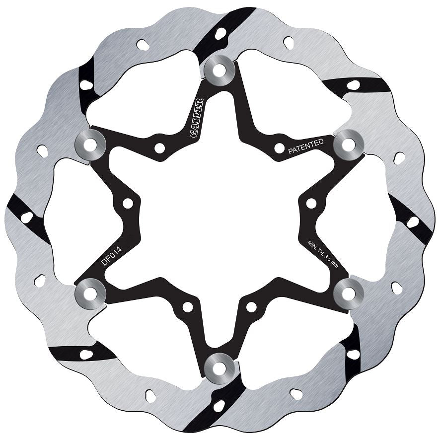 Galfer Brake Rotor Floating Wave Grooved For Honda CRF 250 R 2002-2024 DF014FRS