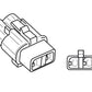 Puig Number Plate Wiring Extension Kit Type 1 180mm Black 6308V
