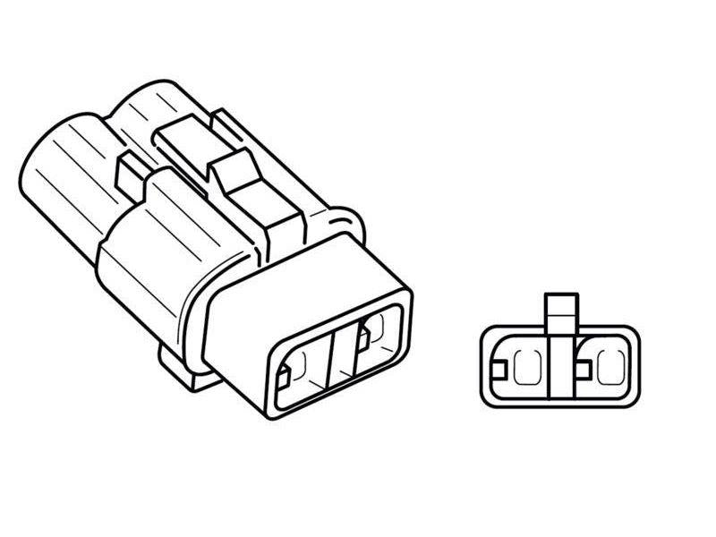 Puig Number Plate Wiring Extension Kit Type 1 180mm Black 6308V