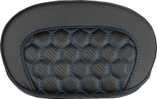 Saddlemen Mini Contour Sissy Bar Pad Black Blue Saddlehyde061019001
