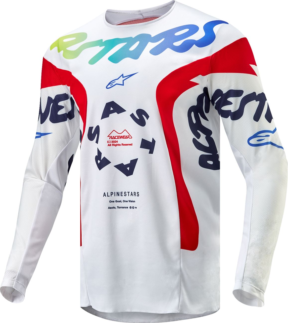 Alpinestars Racer Hana Jersey White Red Blue