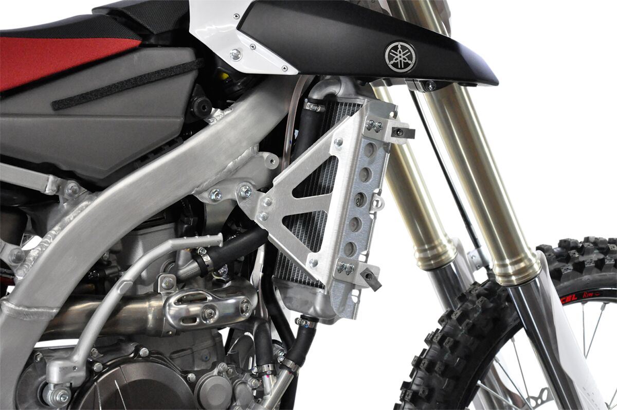 Devol Radiator Guards For Yamaha YZ 250 F 2014-2018 Aluminium Silver 0101-5507