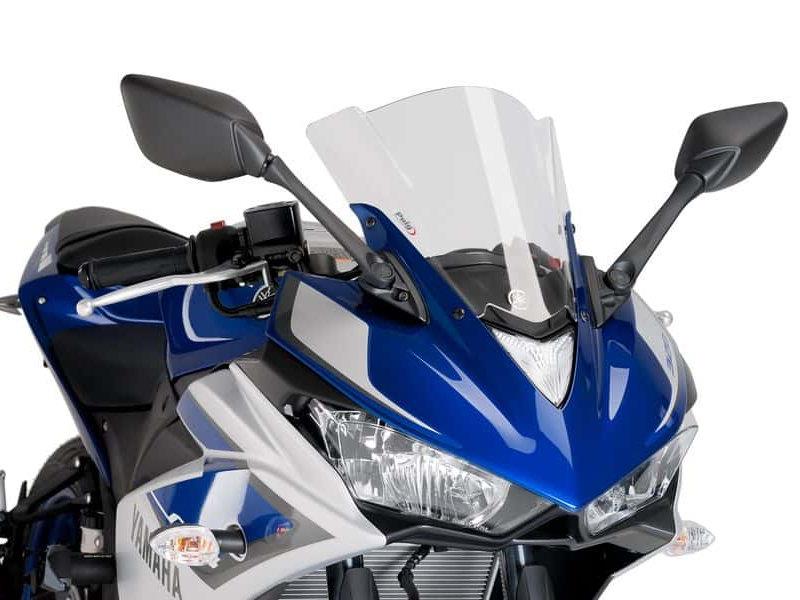 PUIG Z-Racing Screen Clear for Yamaha YZF R3 15-18 7649W