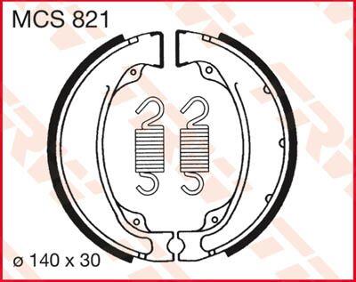 Trw Brake Shoes For Honda TRX 250 TE Kymco K-PIPE 125 1984-2025 Set MCS821
