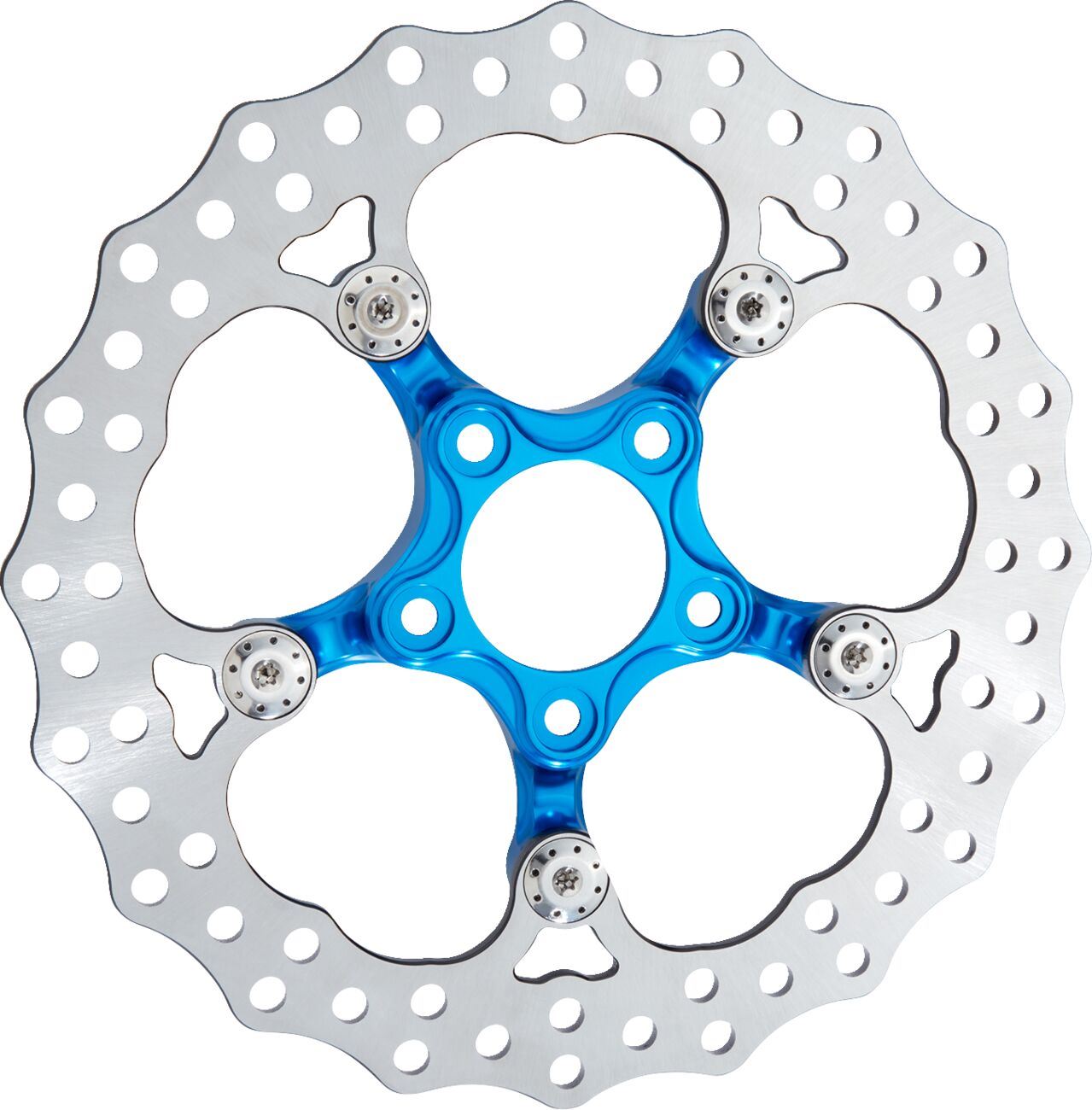 Arlen Ness Spider Rotor Brake Stainless Steel 11.8 Blue 300mm 300-061