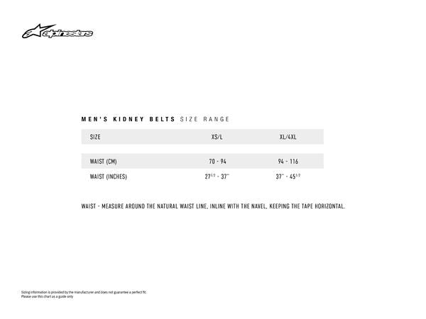 Alpinestars Youth Sequence Kidney Belt Black Red