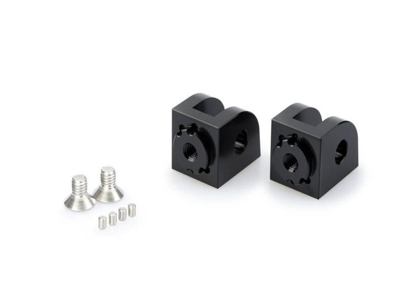 Puig Adjustable Footpeg Adaptors Black 4945F