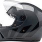 BILTWELL Lane Splitter Gray Motorcycle Helmet
