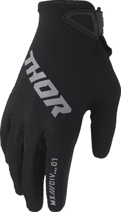 THOR Youth Ridemode Static Gloves Black