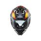 PREMIER HELMETS Typhoon Gray/Red/White Motorcycle Helmet