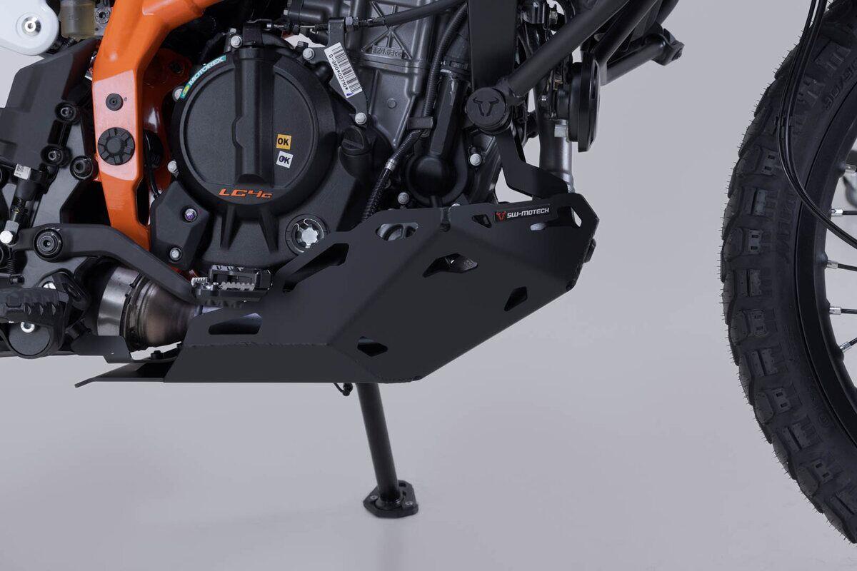 SW-Motech Engine Guard Black, Powder-Coated Aluminium MSS.04.417.10001/B