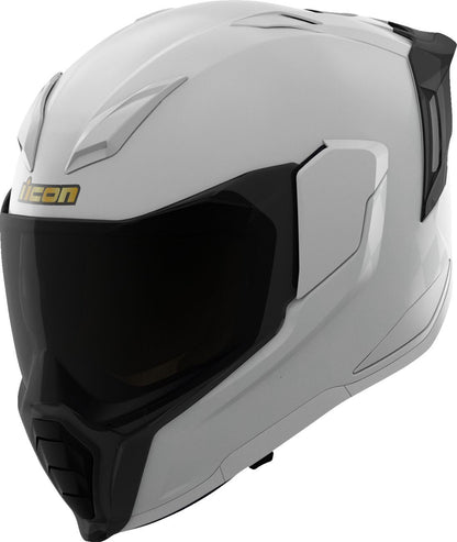 ICON Ultraflite White Motorcycle Helmet