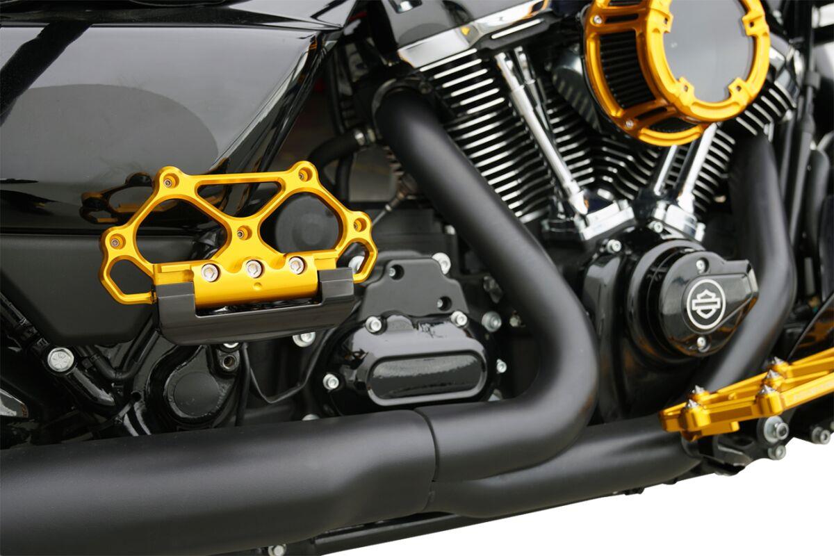 Arlen Ness Diamond Floorboards For Harley Davidson FLHRXS 1868 ABS 1983-2024 Gold 410-061