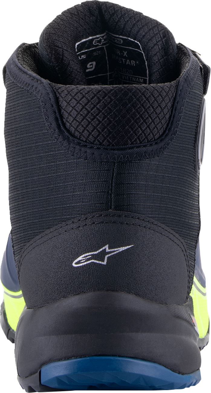 Alpinestars Cr-X Drystar® Riding Shoes Blue Black Yellow