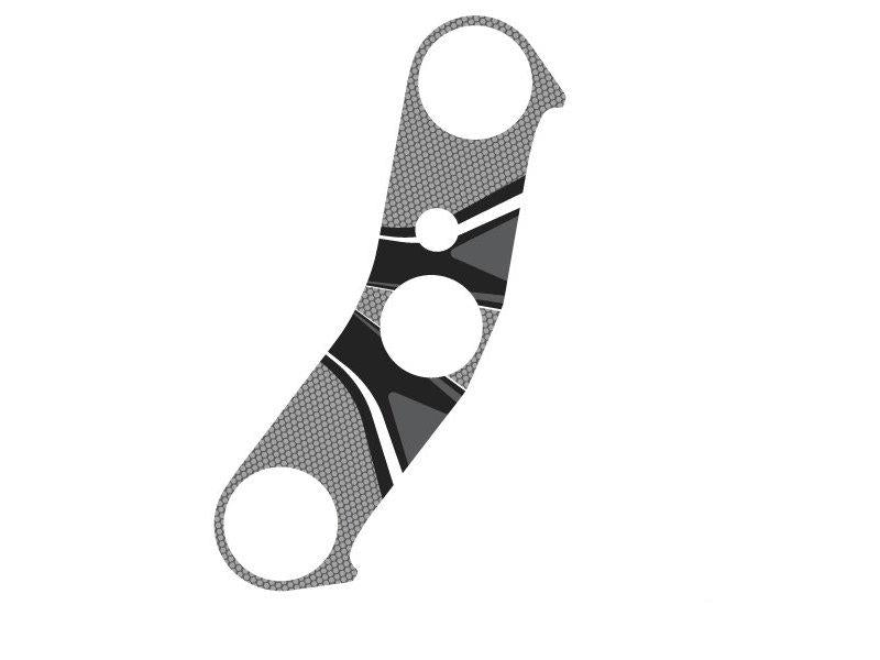 PUIG Radikal Yoke Protector Grey for Yamaha YZF R1 02-03 6925U