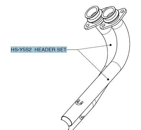 Akrapovic Headpipes and Collectors SS Silver For Yamaha XP 500 08-11 HS-Y5S2