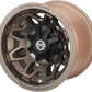 Moose Utility 416X Bronze 15X7 4/110 5+2 Alloy Quad UTV Wheel