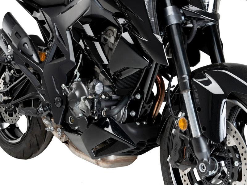 PUIG R19 Frame Sliders Black for Zontes ZT350-R 23-25 21535N