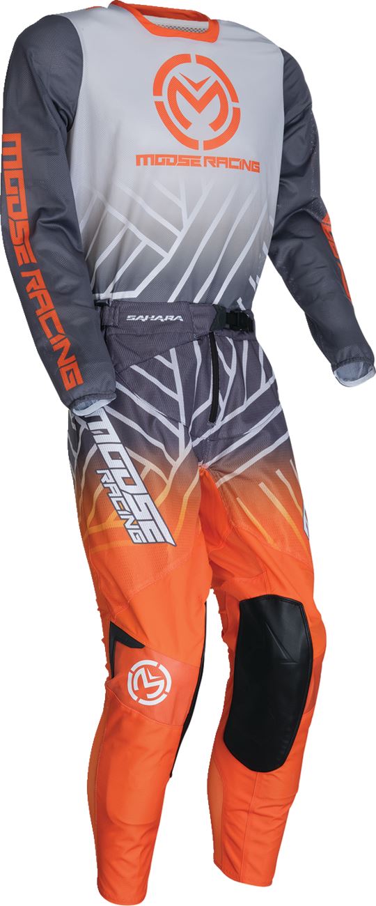 Moose Racing Soft-Goods Jersey Sahara Gray/Orange 24 Model