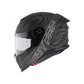 PREMIER HELMETS Hyper Carbon White/Black Motorcycle Helmet