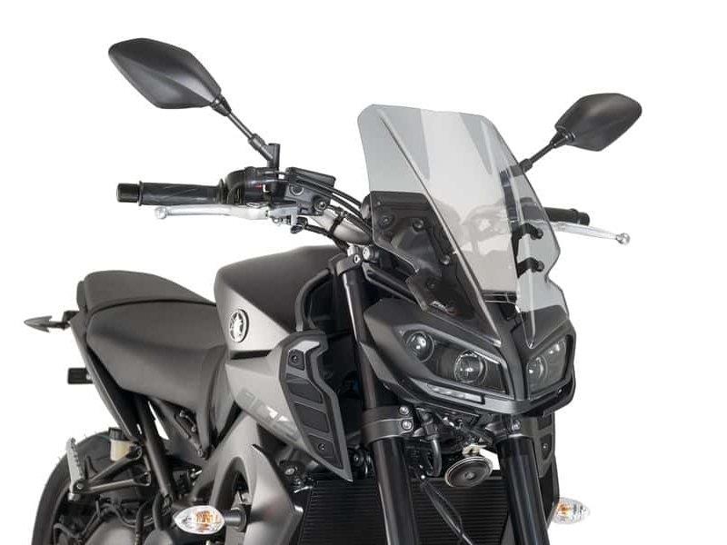 PUIG New Generation Touring Screen Light Smoke for Yamaha MT-09/SP 17-20 9377H