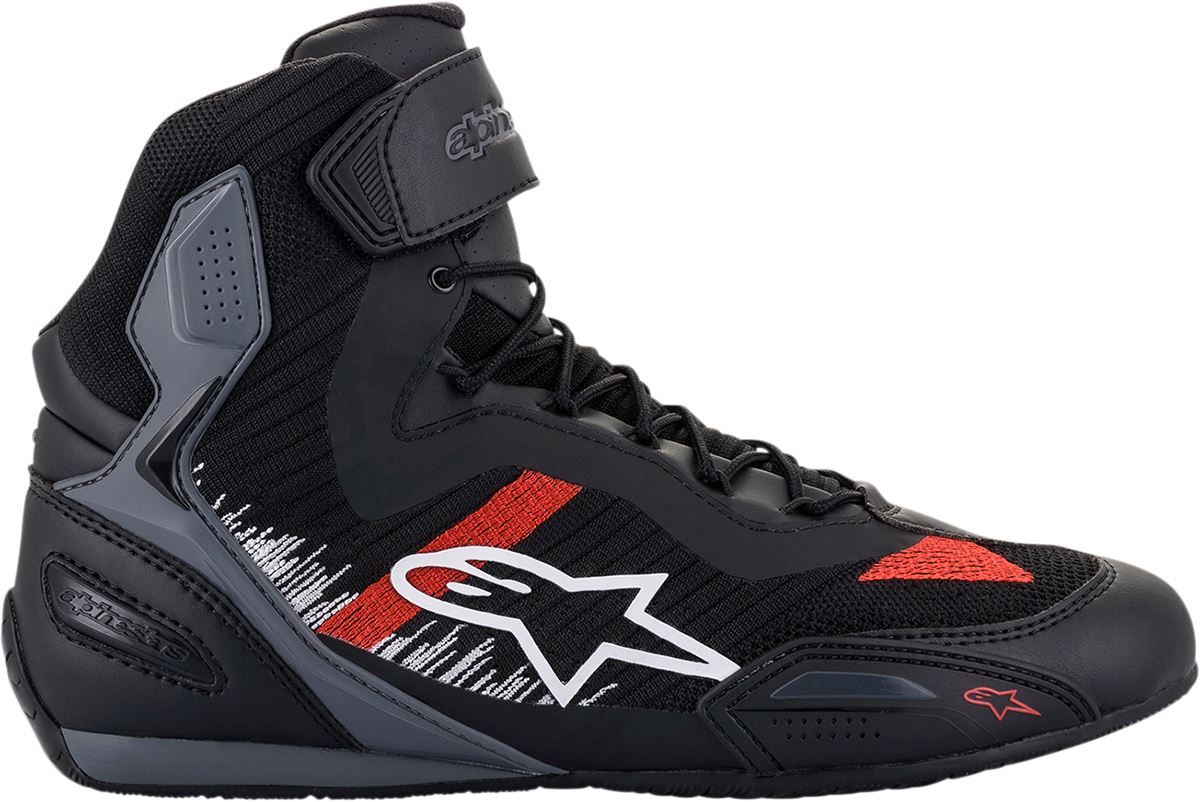 Alpinestars Shoe Fast3-Rk Blk/Gy/Red 13 Black White Red