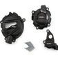 Puig Engine Cover Track for Championship Black 9157H