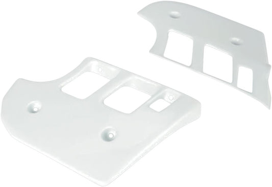 UFO RADIATOR COVERS KTM 125/250/500 (90-92) WHITE KT03003047