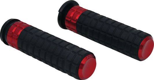 Arlen Ness SpeedLiner Grips Red For Harley Davidson XL 883 N 81-22 500-019