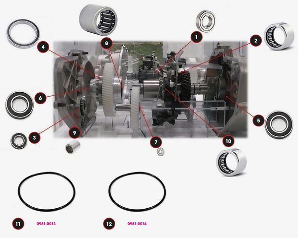 BLACK BEARING BOSCH Bearing EM-007-BOSCH