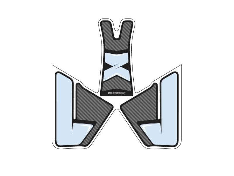 Puig Full Tank Protection Pads Carbon Look 20834F