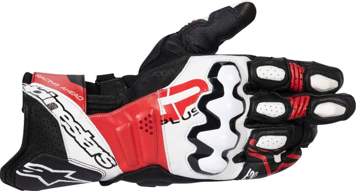 ALPINESTARS GP Plus R V3 Leather Gloves White/Red/Black