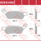 Trw SH Series Sindered Rear Brake Pads For Harley FLS 1690 2008-2017 MCB814SH