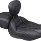 Mustang Wide Deluxe Touring Passenger Seat For Harley FLHX 2023-2026 88420GM