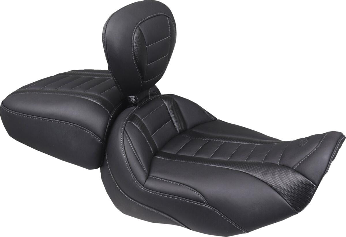 Mustang Wide Deluxe Touring Passenger Seat For Harley FLHX 2023-2026 88420GM