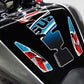 Puig Wings Tank Pad With Suzuki Logo Blue 21074H