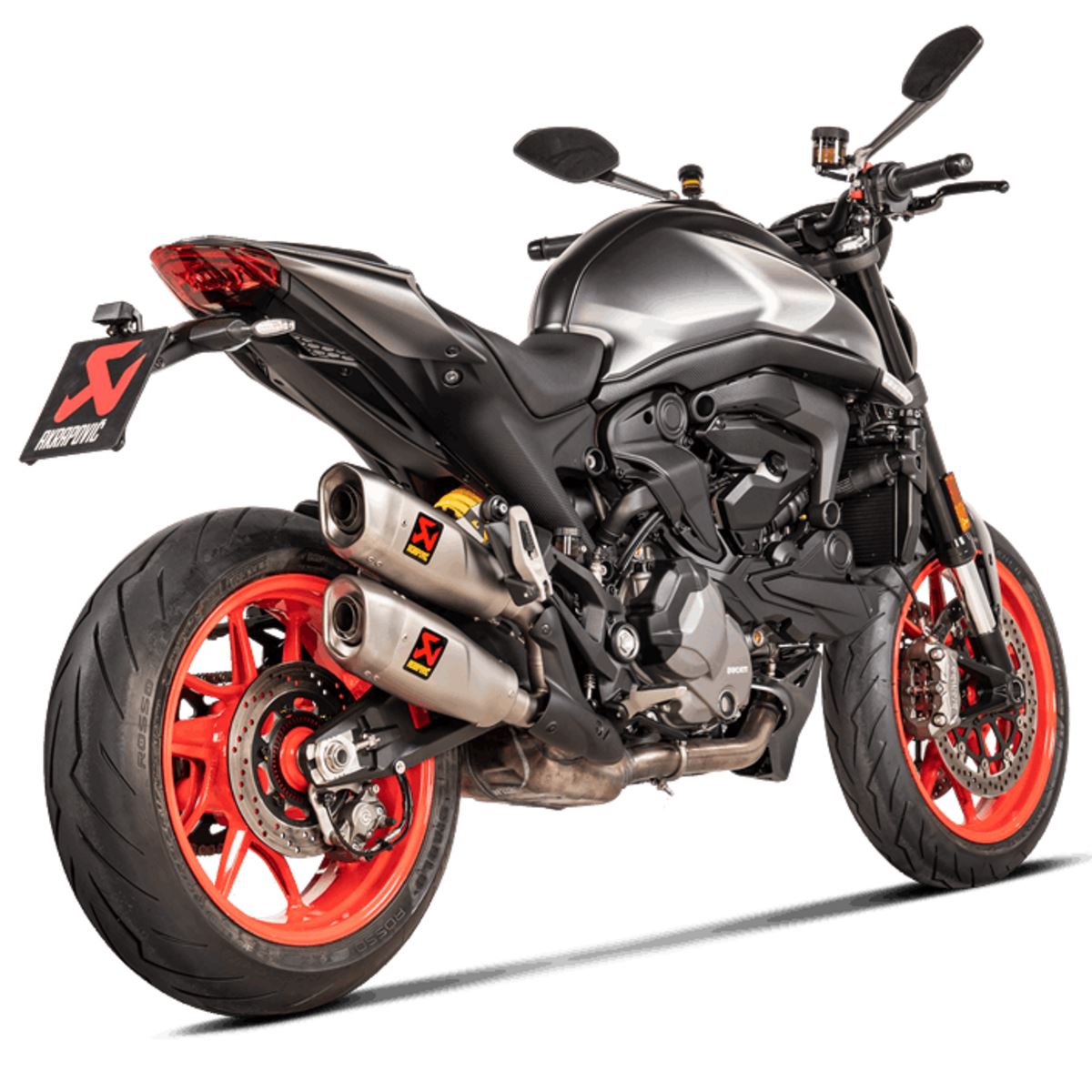 Akrapovic Slip-On Line Muffler TI For Ducati Monster 937 21-24 S-D9SO17-HCQT