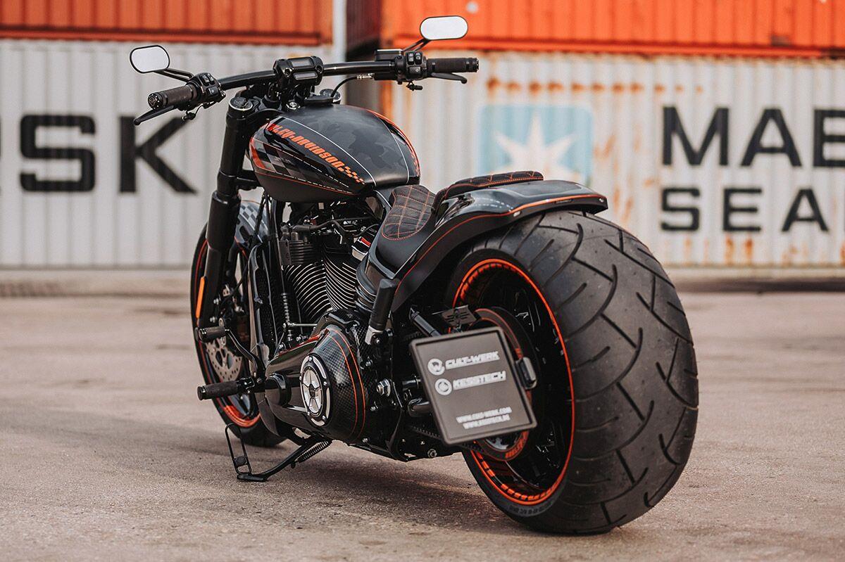 Cult Werk Rear Conversion Kit Race For Harley FXBR 1923 2018-2023 HD-BRO049