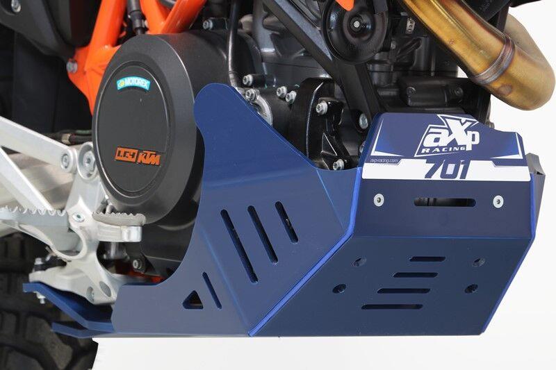 AXP Racing Skid Plate Blue One Piece For Husqvarna 701 2016-2024 Ax1699