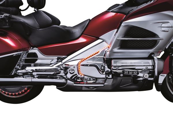Kuryakyn Louvered Transmission Cover For Honda GL 1800 2001-2017 Chrome KUR7366