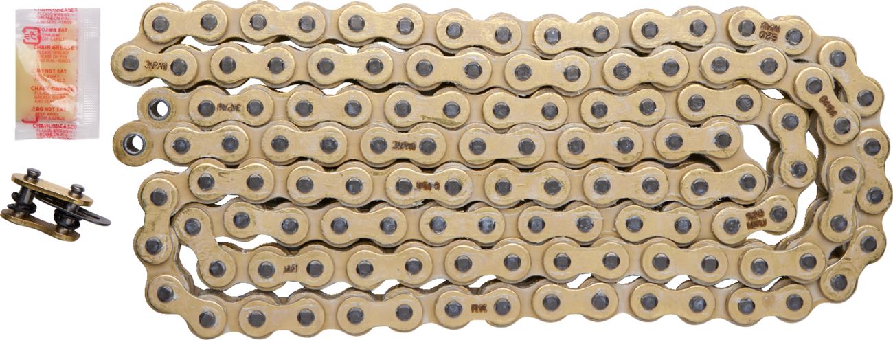 RK Motorcycle Drive Chain 520 MXU 120L UWRING Gold GB520MXU120CL