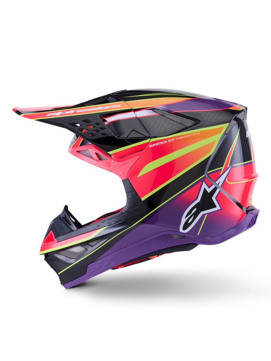 ALPINESTARS Supertech M10 Era MIPS® Helmet PINK/VIO/YL 2025 Model