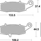 Sbs HF Street Ceramic Organic Brake Pads For Suzuki DL 650 1995-2022 704HF