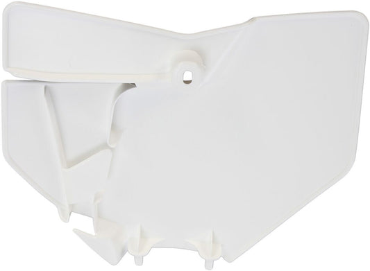 UFO FRONT NUMBER PLATE KTM SX/SX-F WHITE KT04063-047