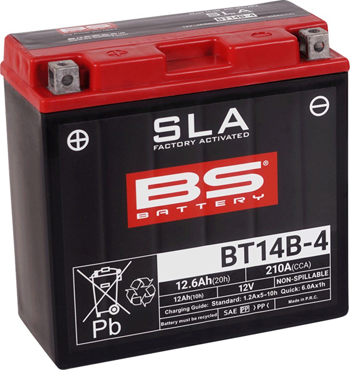 Bs Battery SLA AGM Maintenance-Free Battery For Yamaha FJR 1300 1999-2022 300644