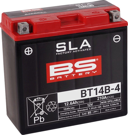 Bs Battery SLA AGM Maintenance-Free Battery For Yamaha FJR 1300 1999-2022 300644