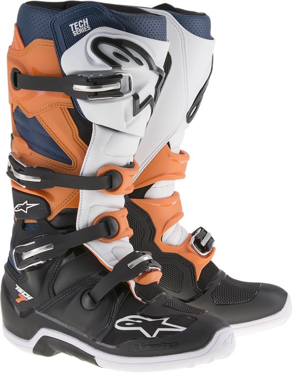 Alpinestars Tech 7 Enduro Boots Black White Brown