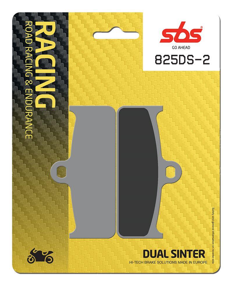 Sbs DS Racing Dual Sintered Brake Pads Sintered Metal Set 825DS-2