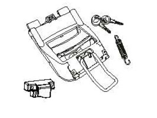 SHAD SH47 Replacement Locking Mechanism D1B47MAR