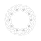Moto-Master Flame Floating Alu Brake Disc For KTM RC 125 2022-2026 112435